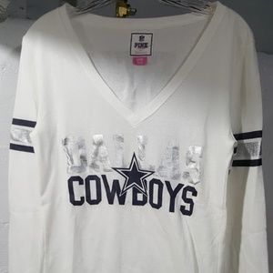 Victoria Secret Pink NFL Cowboys Thermal Shirt - L